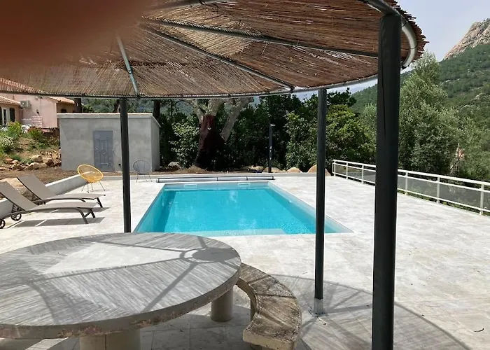 Hébergement de vacances A Suarella - Climatisée - 4 - Piscine Chauffée