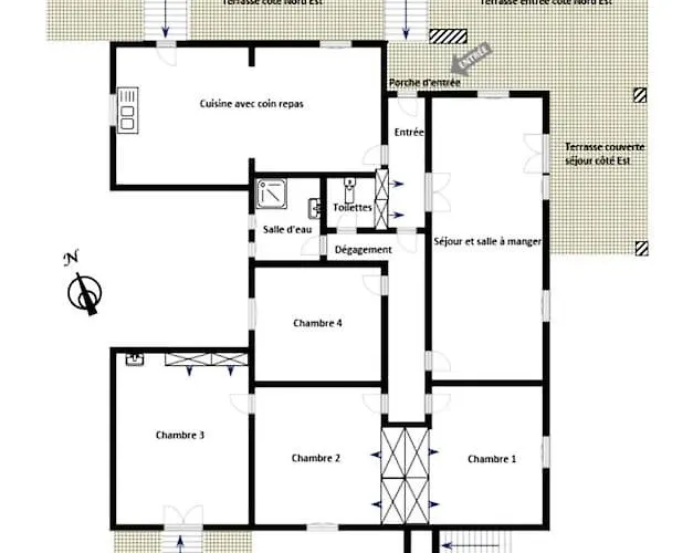 A Suarella - Climatisée - 4 - Piscine Chauffée Hébergement de vacances *